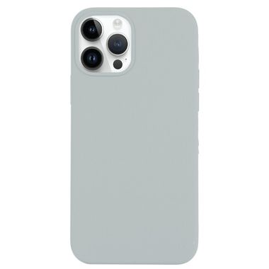 Gumový kryt SILICONE na iPhone 14 Pro Max - Modrošedá