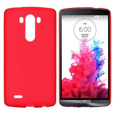 Gumový kryt Simply Style na LG G3 - červená