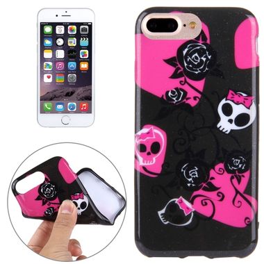 Gumový kryt Skull na iPhone 7 Plus / iPhone 8 Plus