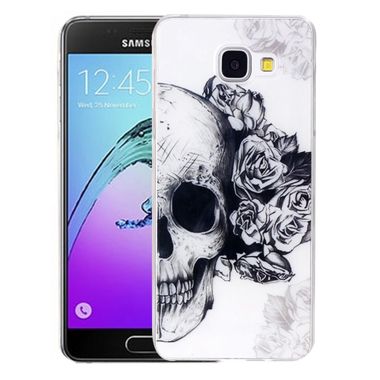 Gumový kryt Skull na Samsung Galaxy A3 (2016)