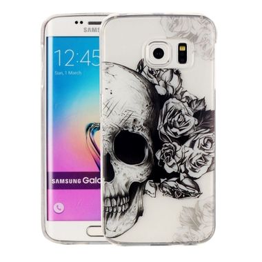 Gumový kryt Skull na Samsung Galaxy S6 edge