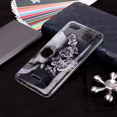 Gumový kryt Skull na Xiaomi Redmi 6A