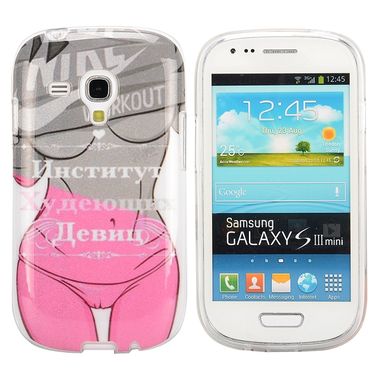 Gumový kryt Slim Girl na Samsung Galaxy S3 mini