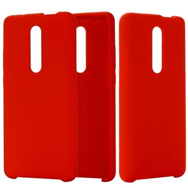 Pryžový kryt Solid Color na Xiaomi Redmi K20/K20 Pro/Mi 9T/Mi 9T Pro - Červená