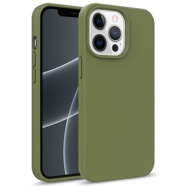 Gumový kryt STARRY na iPhone 13 Pro Max - Army zelená
