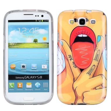 Gumový kryt Tongue Fingers na Samsung Galaxy S3
