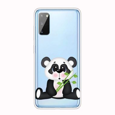 Gumový kryt TPU pro Samsung Galaxy A41 - Bamboo Panda