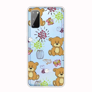 Gumový kryt TPU pro Samsung Galaxy A41 - Little Brown Bear