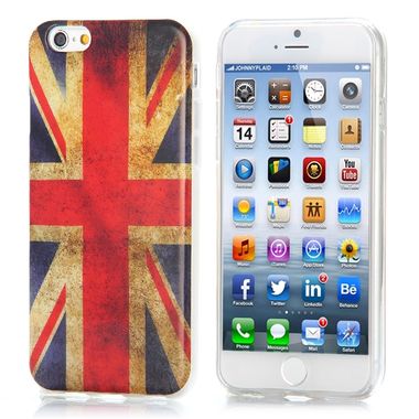 Gumový kryt UK Flag na iPhone 6 Plus