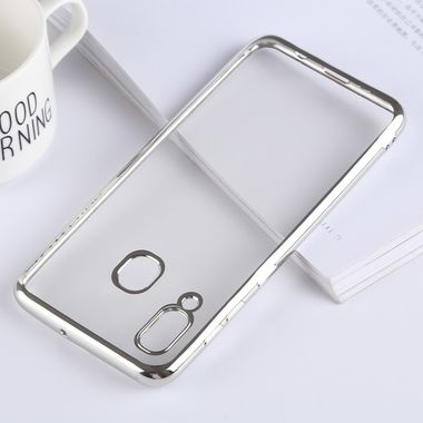 Gumový kryt Ultra-thin na Samsung Galaxy A30 - stříbrná