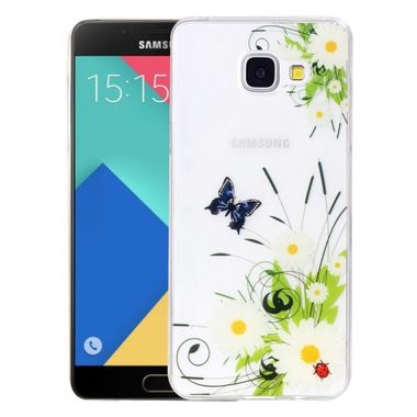 Gumový kryt White Flower na Samsung Galaxy A5 (2016)