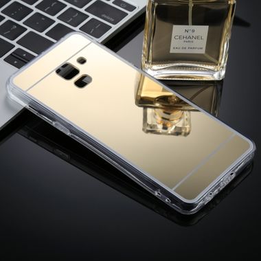 Gumený Mirror na Samsung Galaxy A8 2018- zlatá