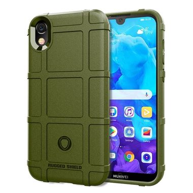 Gumový Shockproof na Huawei Y5 (2019)  - army zelená