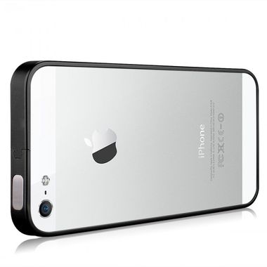 Hliníkový bumper na iPhone 4 / 4s - černá