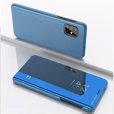 Knížkové pouzdro Electroplating Mirror na Xiaomi Mi 10 Lite - blue