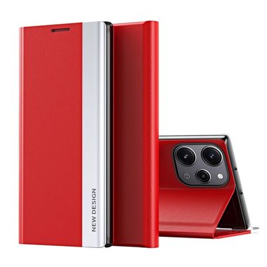 Knížkové pouzdro Adsorption na Xiaomi Redmi Note 12 4G - Červená