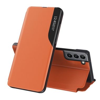 Knižkové pouzdro DISPLAY na Samsung Galaxy S22 Plus 5G - Oranžová