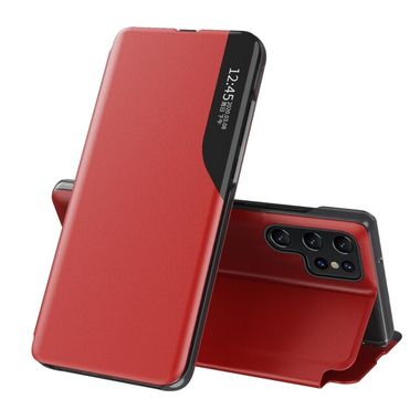 Knižkové pouzdro DISPLAY na Samsung Galaxy S22 Ultra 5G - Červená