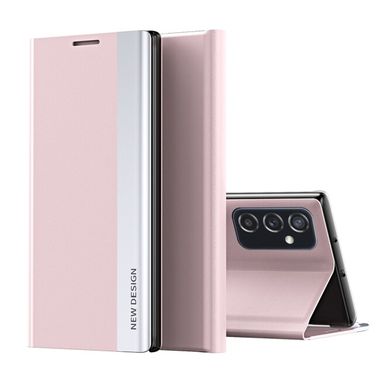 Knížkové pouzdro Electroplated pro Samsung Galaxy A73 5G - Růžová
