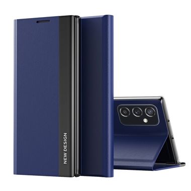 Knížkové pouzdro Electroplated pro Samsung Galaxy A73 5G - Tmavě modrá