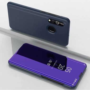 Knižkové pouzdro  Electroplating Mirror na Samsung Galaxy A20e  - Violet blue