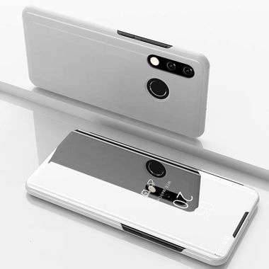 Knižkové pouzdro  Electroplating Mirror na Xiaomi Redmi 7 --stříbrná