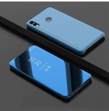 Knižkové pouzdro  Electroplating Mirror na Xiaomi Redmi Note 7 - modrá