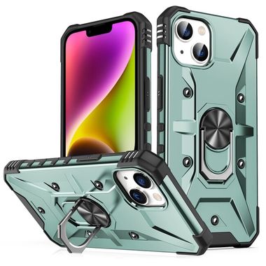 Kryt Magnetic Holder Armor pro iPhone 14 - Půlnoční zelená