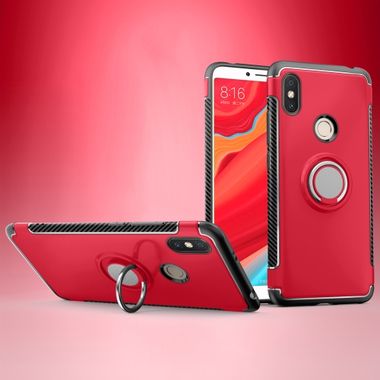 Magnetic 360  kryt na Xiaomi Redmi S2- červená