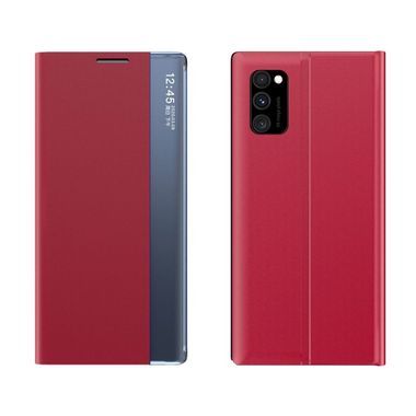 Magnetic Metal puzdro na Samsung Galaxy A31 - Červený