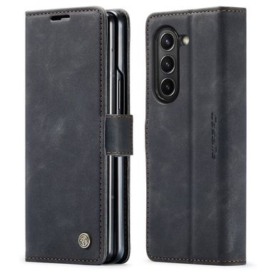 Multifunkční peněženkové pouzdro CaseMe Retro pro Samsung Galaxy Z Fold5 - Černá