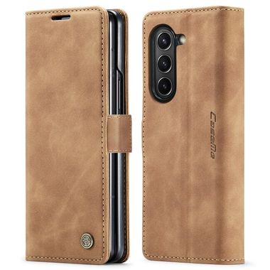 Multifunkční peněženkové pouzdro CaseMe Retro pro Samsung Galaxy Z Fold5 - Hnědá
