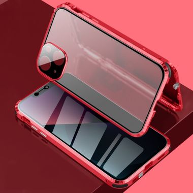 Oboustranný Plastový kryt na iPhone 13 Mini - Červená