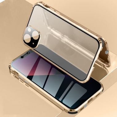 Oboustranný Plastový kryt na iPhone 13 Mini - Zlatá