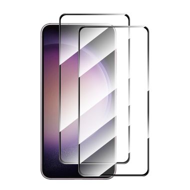 Ochranné sklo ENKAY Glue Full Screen pro Samsung Galaxy S23 FE (2 ks)