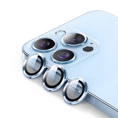 Ochranné sklo ENKAY na zadní kameru 9H + 0.3 mm pro iPhone iPhone 14 Pro / 14 Pro Max - Sierra Blue