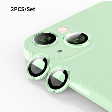 Ochranné sklo ENKAY na zadní kameru pro iPhone 15 - Zelená