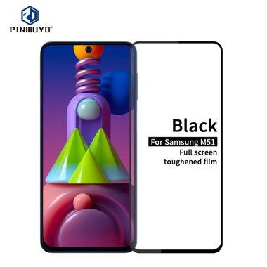 Ochranné sklo Full Screen na Samsung Galaxy M51 - Černá