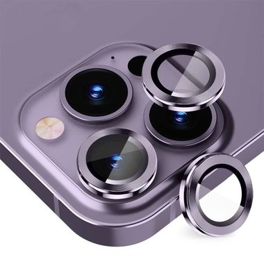 Ochranné sklo ENKAY na zadní kameru 9H + 0.3 mm pro iPhone iPhone 14 Pro / 14 Pro Max - Deep Purple