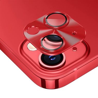 Ochranné sklo na kameru pro telefón iPhone 14 - Červená