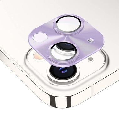 Ochranné sklo na kameru pro telefón iPhone 14 - Fialová