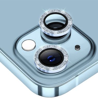 Ochranné sklo na kameru pro telefón iPhone 14 - Sierra modrá