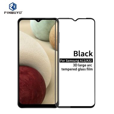 Ochranné sklo od PINWUYO Full Screen  / 3D na Samsung Galaxy A32 - černá