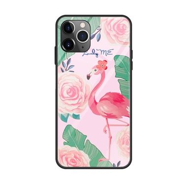 Ochranné sklo na zadní stranu telefonu pro iPhone 11 - Flamingo