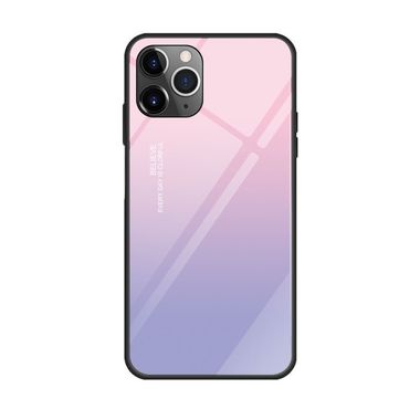Ochranné sklo na zadní stranu telefonu pro iPhone 11 - Purple Sky