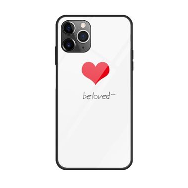 Ochranné sklo na zadní stranu telefonu pro iPhone 11 - Red Heart