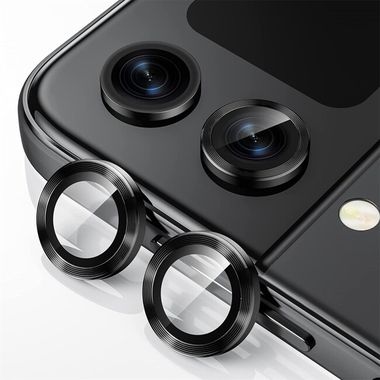 Ochranné sklo na zadní kameru ENKAY pro Samsung Galaxy Z Flip 5 - Černá