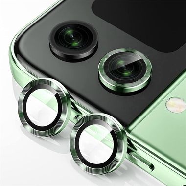 Ochranné sklo na zadní kameru ENKAY pro Samsung Galaxy Z Flip 5 - Zelená