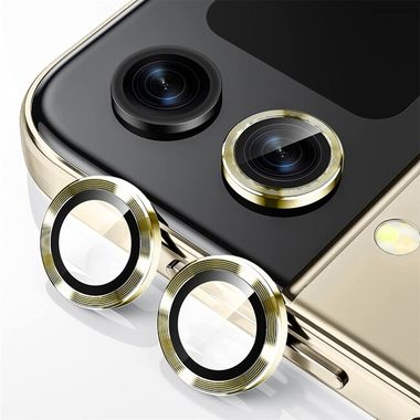 Ochranné sklo na zadní kameru ENKAY pro Samsung Galaxy Z Flip 5 - Zlatá