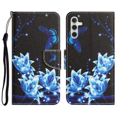 Peňeženkové 3D puzdro COLORED pro Samsung Galaxy A54 5G – Modrý motýl